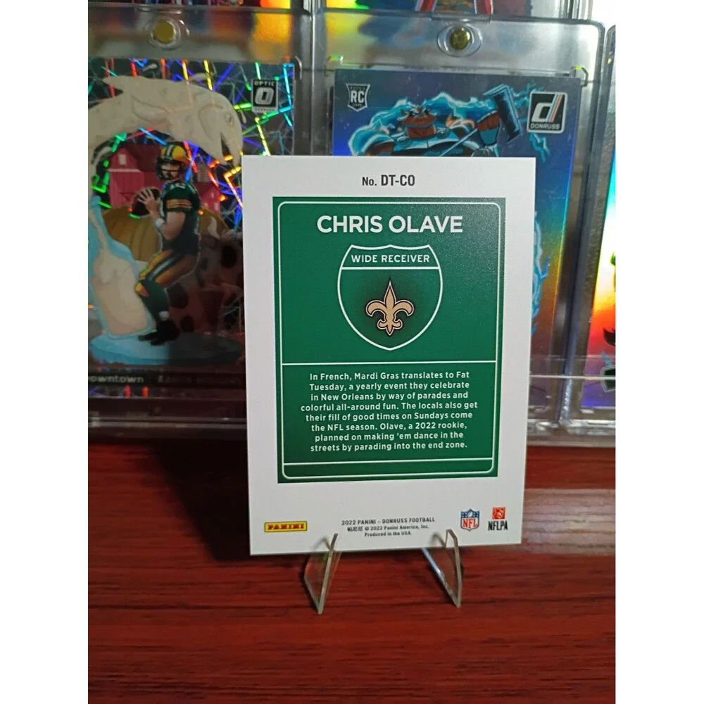 2022 Panini Donruss - Downtown! Chris Olave #DT-CO (RC) Pack Fresh